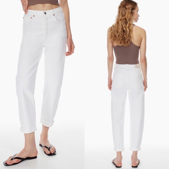 Citizens Of Humanity Bright White Boyfriend Jeans - Picture 1 of 9
